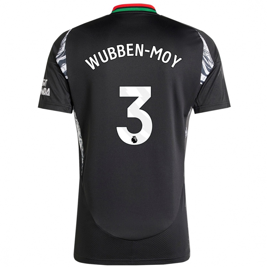 Niño Fútbol Camiseta Lotte Wubben-Moy #3 Negro 2ª Equipación 2024/25 México