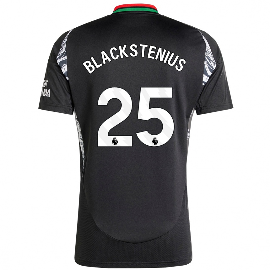 Niño Fútbol Camiseta Stina Blackstenius #25 Negro 2ª Equipación 2024/25 México