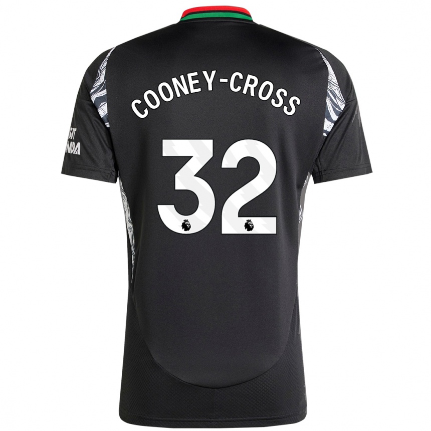 Niño Fútbol Camiseta Kyra Cooney-Cross #32 Negro 2ª Equipación 2024/25 México