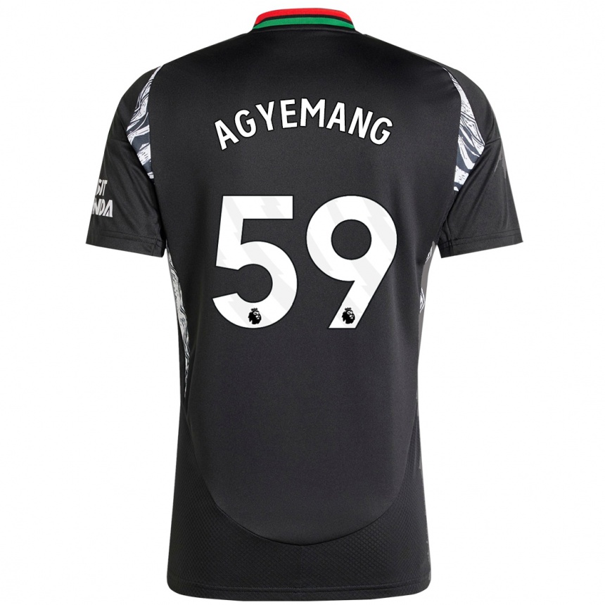 Niño Fútbol Camiseta Michelle Agyemang #59 Negro 2ª Equipación 2024/25 México