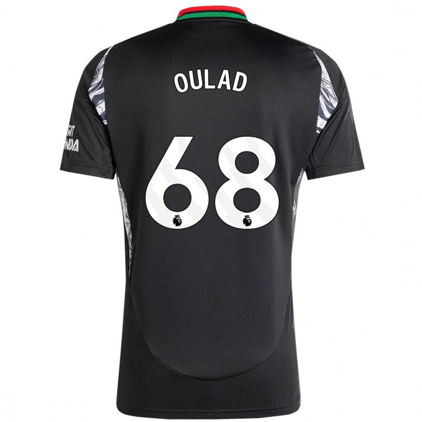 Niño Fútbol Camiseta Salah-Eddine Oulad M'hand #68 Negro 2ª Equipación 2024/25 México