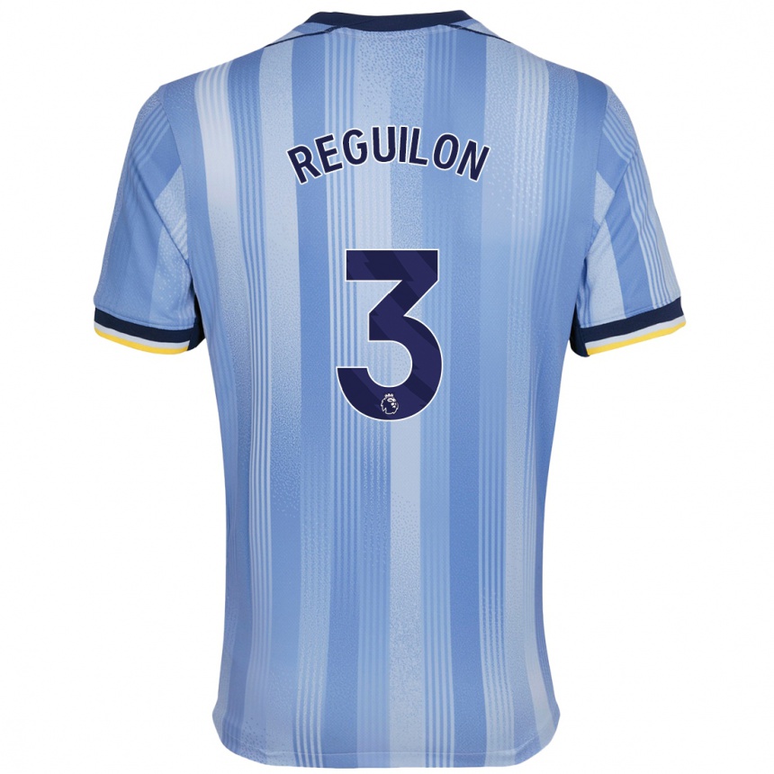 Niño Fútbol Camiseta Sergio Reguilon #3 Azul Claro 2ª Equipación 2024/25 México