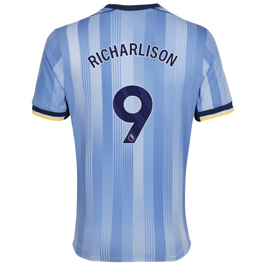 Niño Fútbol Camiseta Richarlison #9 Azul Claro 2ª Equipación 2024/25 México