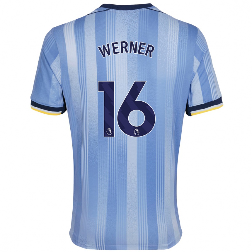 Niño Fútbol Camiseta Timo Werner #16 Azul Claro 2ª Equipación 2024/25 México