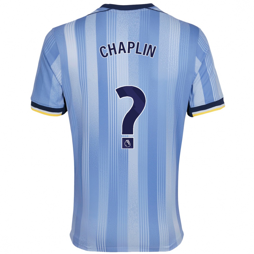 Niño Fútbol Camiseta Archie Chaplin #0 Azul Claro 2ª Equipación 2024/25 México