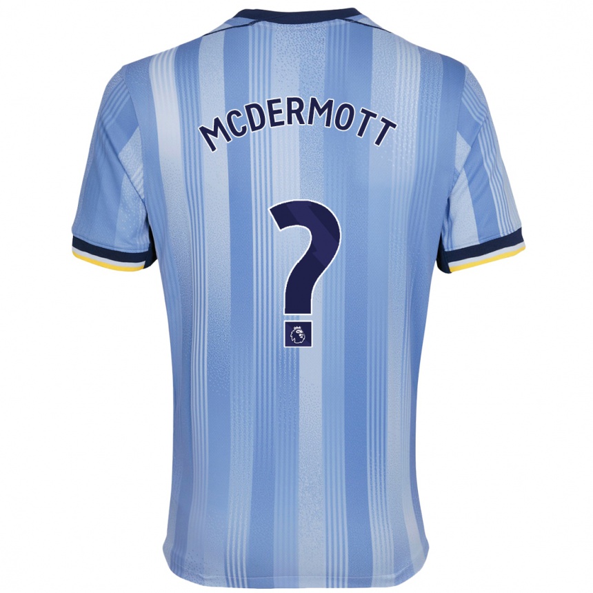 Niño Fútbol Camiseta Pele Arganese-Mcdermott #0 Azul Claro 2ª Equipación 2024/25 México