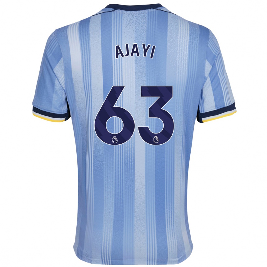 Niño Fútbol Camiseta Damola Ajayi #63 Azul Claro 2ª Equipación 2024/25 México