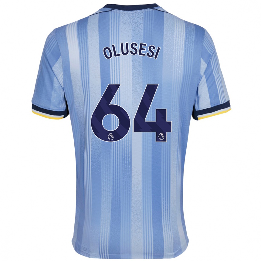 Niño Fútbol Camiseta Callum Olusesi #64 Azul Claro 2ª Equipación 2024/25 México