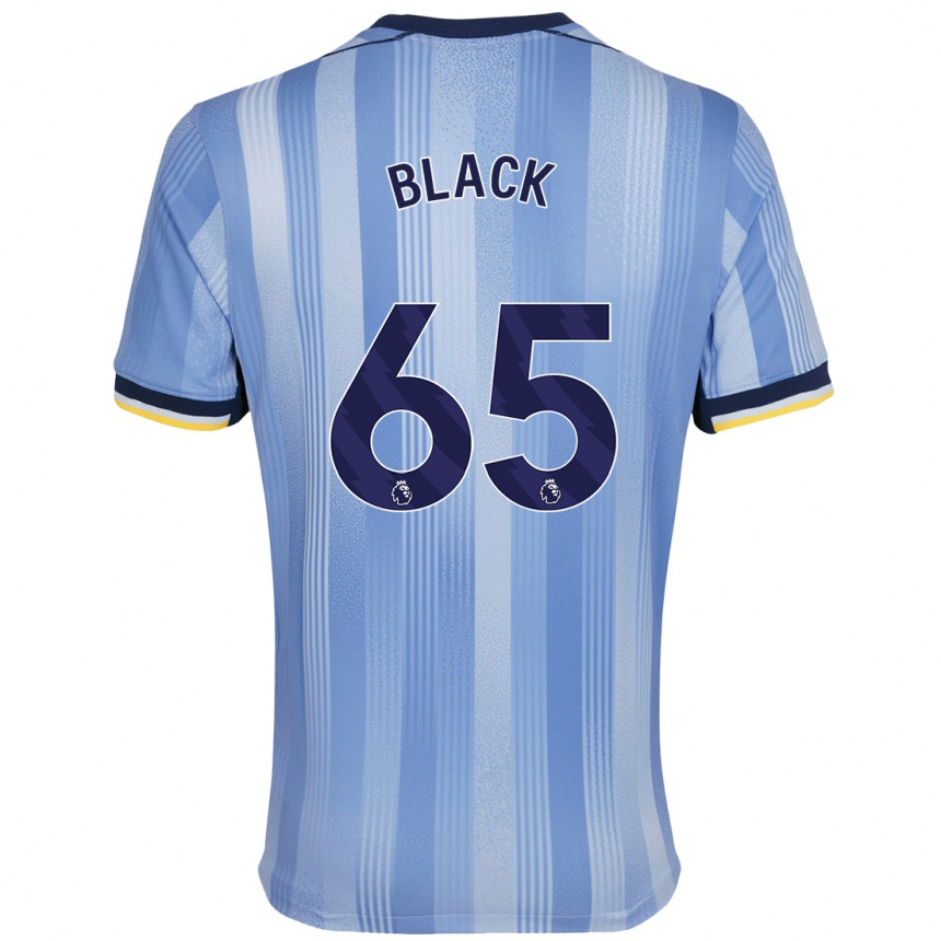 Niño Fútbol Camiseta Leo Black #65 Azul Claro 2ª Equipación 2024/25 México