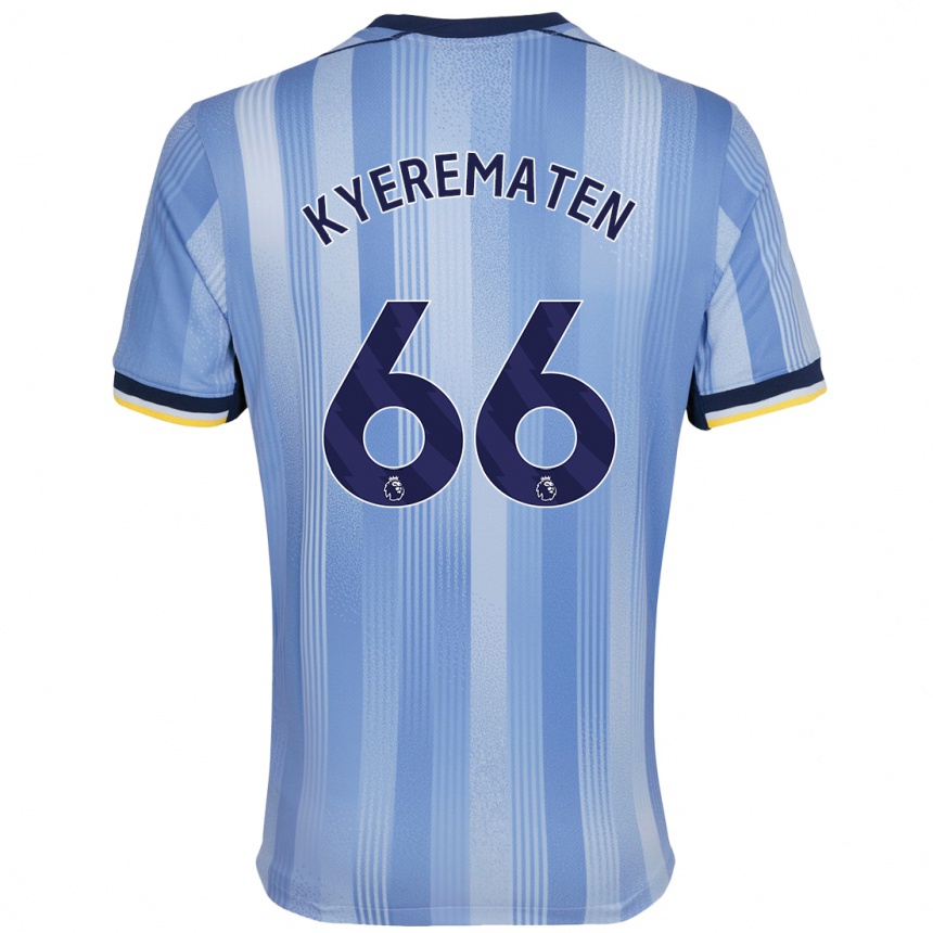 Niño Fútbol Camiseta Rio Kyerematen #66 Azul Claro 2ª Equipación 2024/25 México