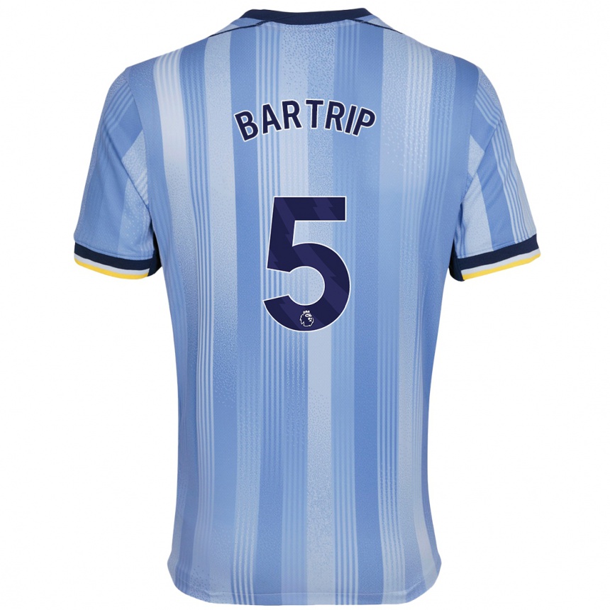 Niño Fútbol Camiseta Molly Bartrip #5 Azul Claro 2ª Equipación 2024/25 México