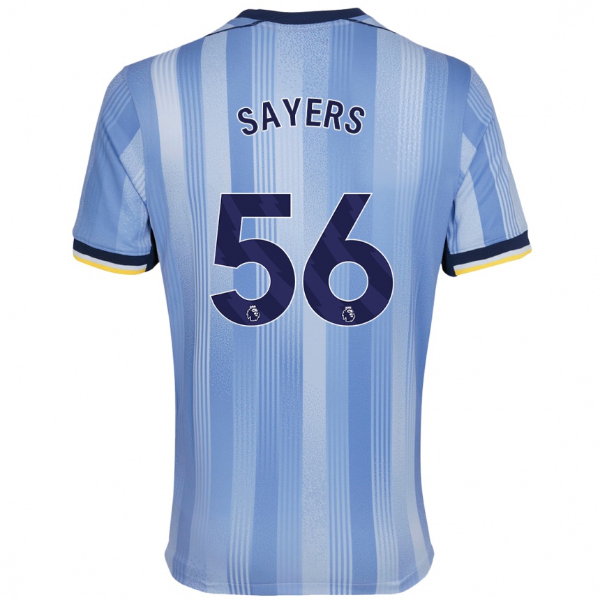 Niño Fútbol Camiseta Charlie Sayers #56 Azul Claro 2ª Equipación 2024/25 México