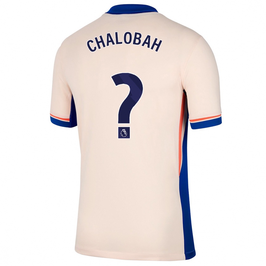 Niño Fútbol Camiseta Trevoh Chalobah #0 Beige Claro 2ª Equipación 2024/25 México