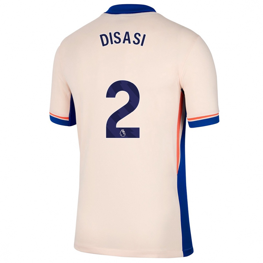 Niño Fútbol Camiseta Axel Disasi #2 Beige Claro 2ª Equipación 2024/25 México