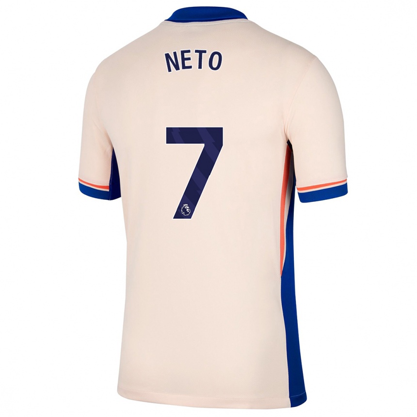 Niño Fútbol Camiseta Pedro Neto #7 Beige Claro 2ª Equipación 2024/25 México