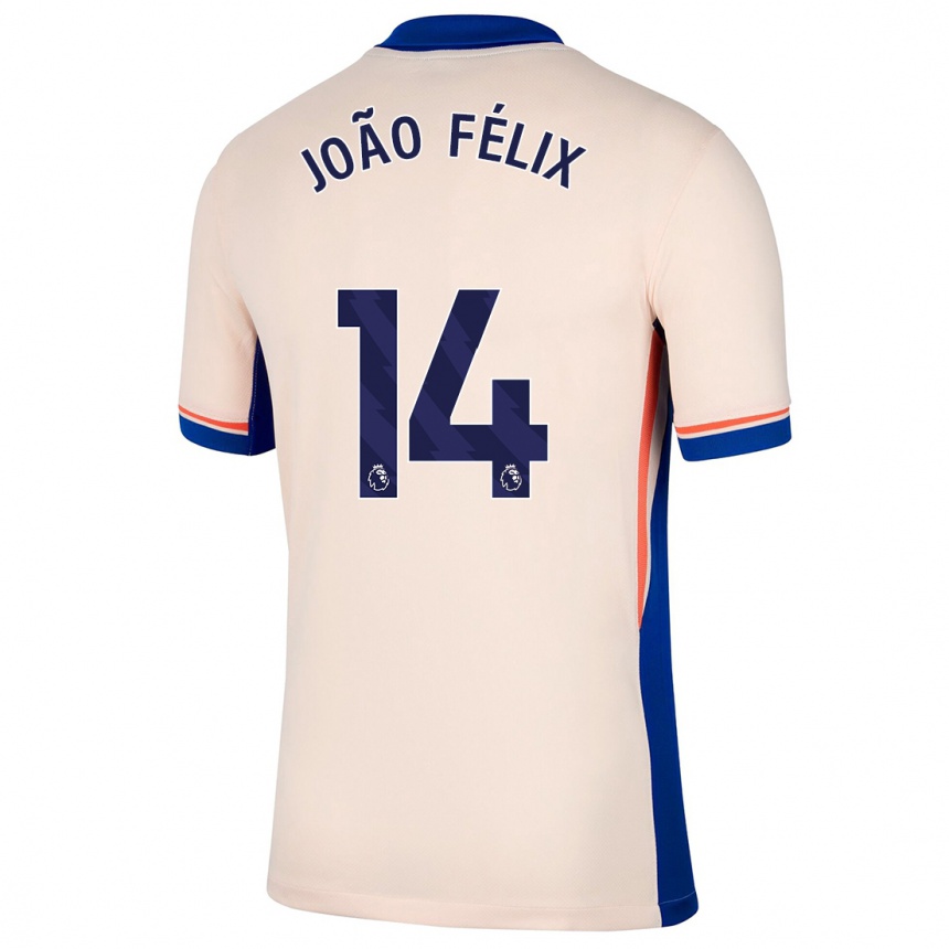 Niño Fútbol Camiseta Joao Felix #14 Beige Claro 2ª Equipación 2024/25 México