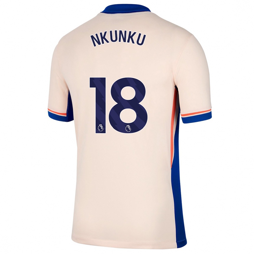 Niño Fútbol Camiseta Christopher Nkunku #18 Beige Claro 2ª Equipación 2024/25 México