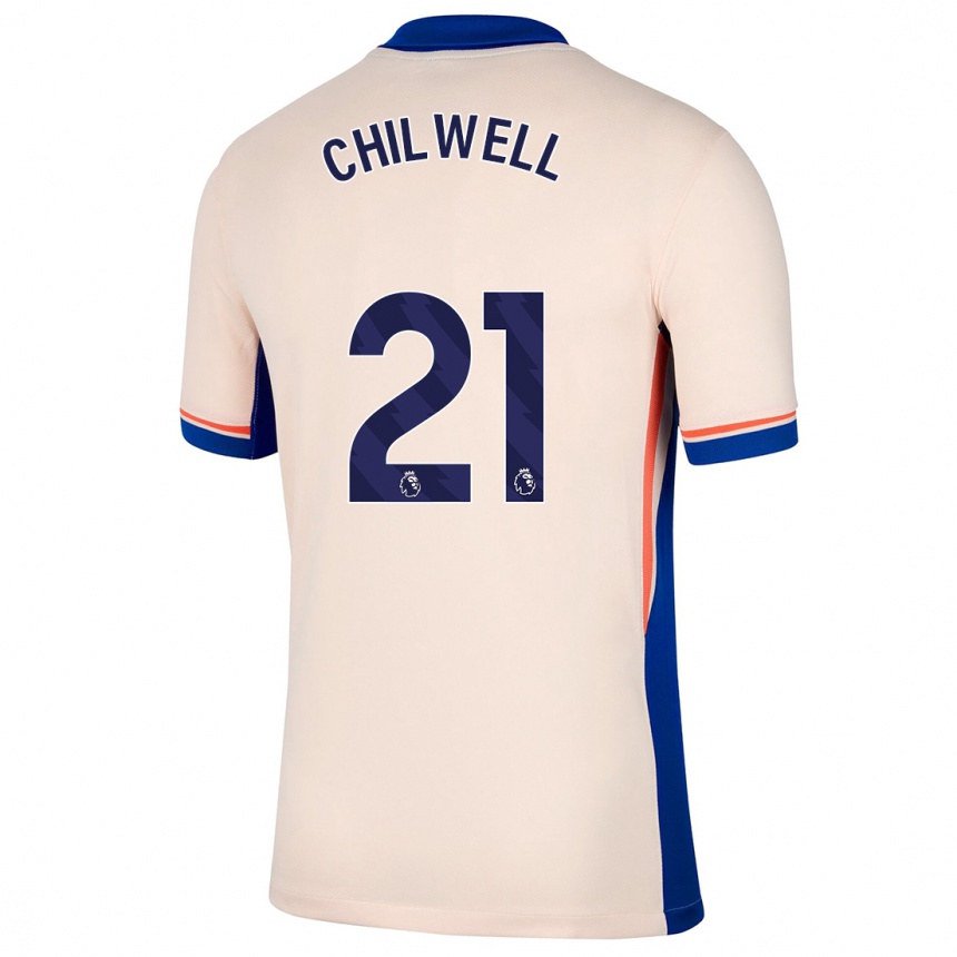 Niño Fútbol Camiseta Ben Chilwell #21 Beige Claro 2ª Equipación 2024/25 México