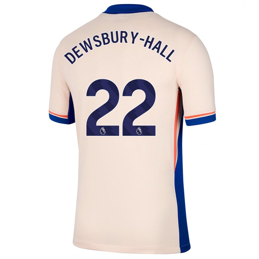 Niño Fútbol Camiseta Kiernan Dewsbury-Hall #22 Beige Claro 2ª Equipación 2024/25 México