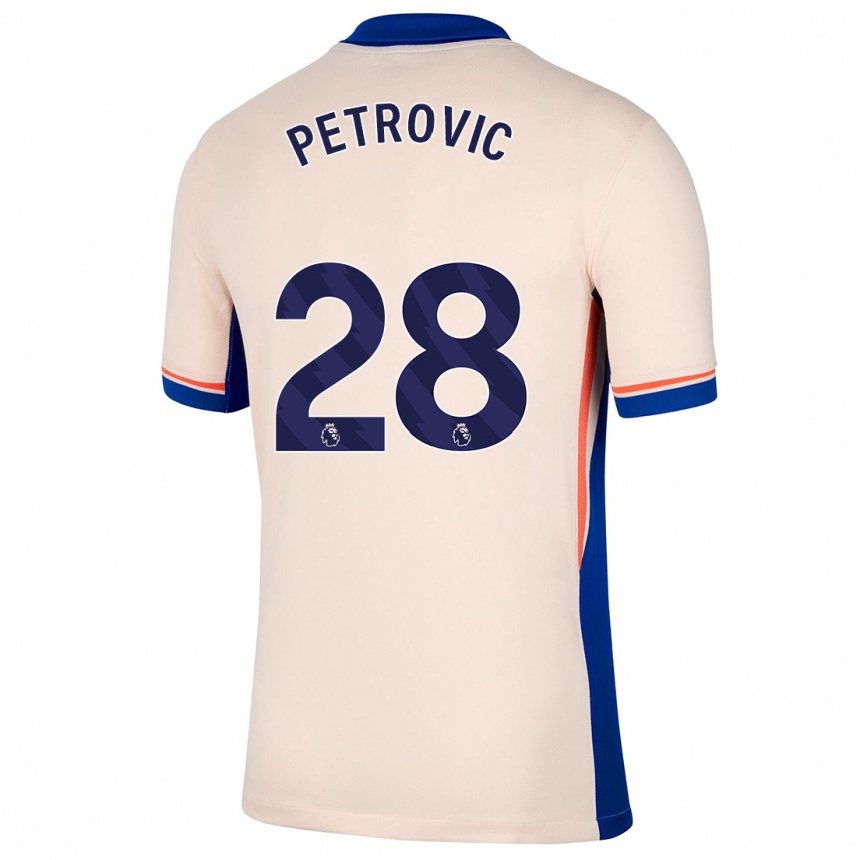 Niño Fútbol Camiseta Djordje Petrovic #28 Beige Claro 2ª Equipación 2024/25 México