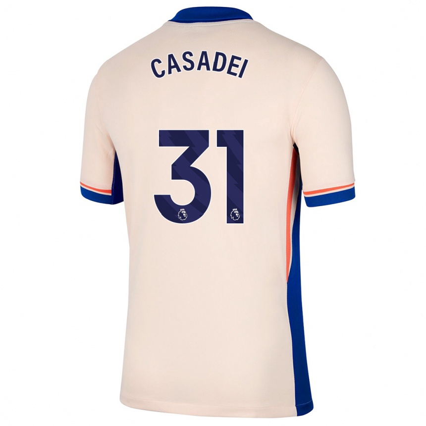 Niño Fútbol Camiseta Cesare Casadei #31 Beige Claro 2ª Equipación 2024/25 México