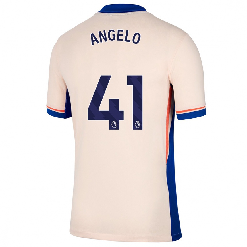 Niño Fútbol Camiseta Ângelo #41 Beige Claro 2ª Equipación 2024/25 México