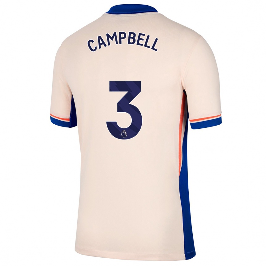 Niño Fútbol Camiseta Harrison Murray-Campbell #3 Beige Claro 2ª Equipación 2024/25 México