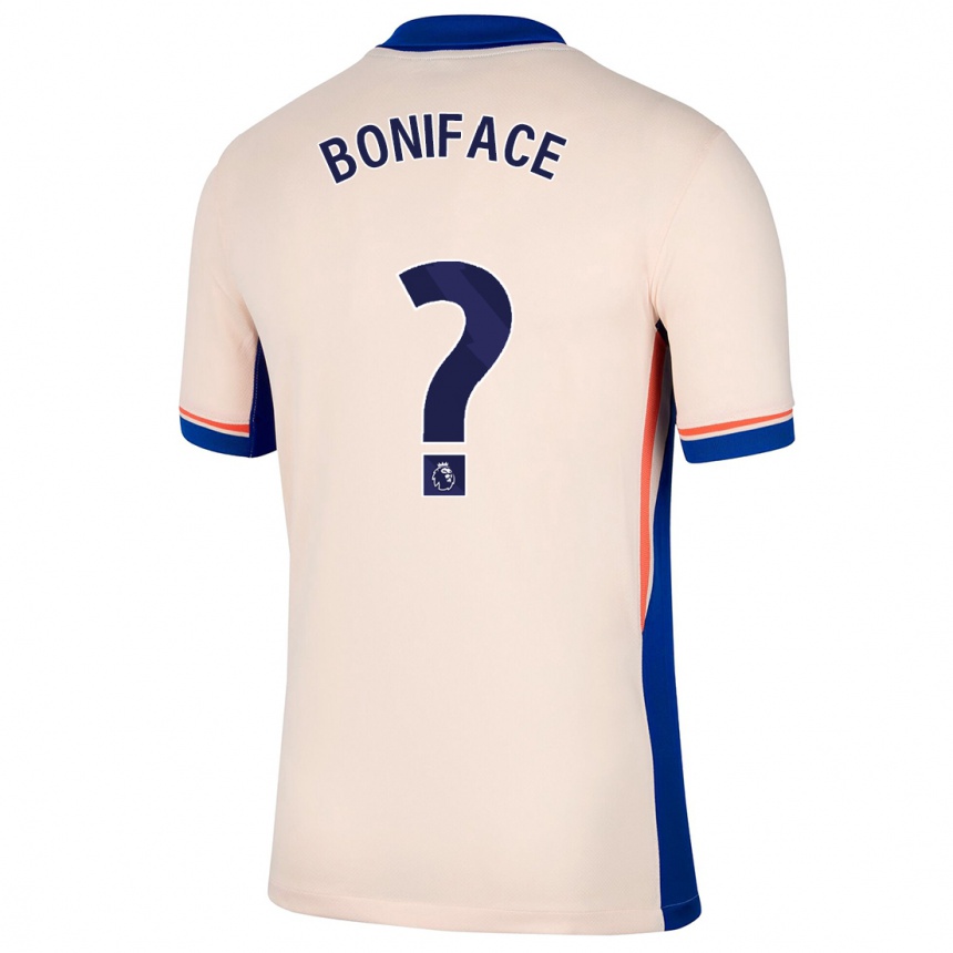 Niño Fútbol Camiseta Somto Boniface #0 Beige Claro 2ª Equipación 2024/25 México