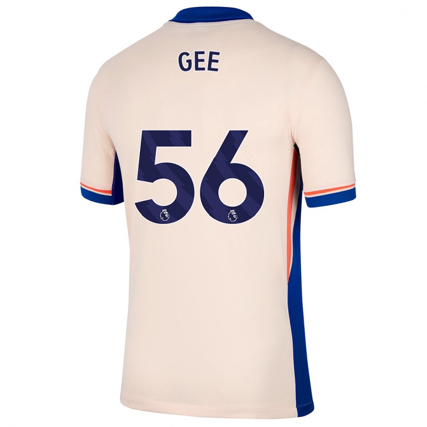 Niño Fútbol Camiseta Billy Gee #56 Beige Claro 2ª Equipación 2024/25 México