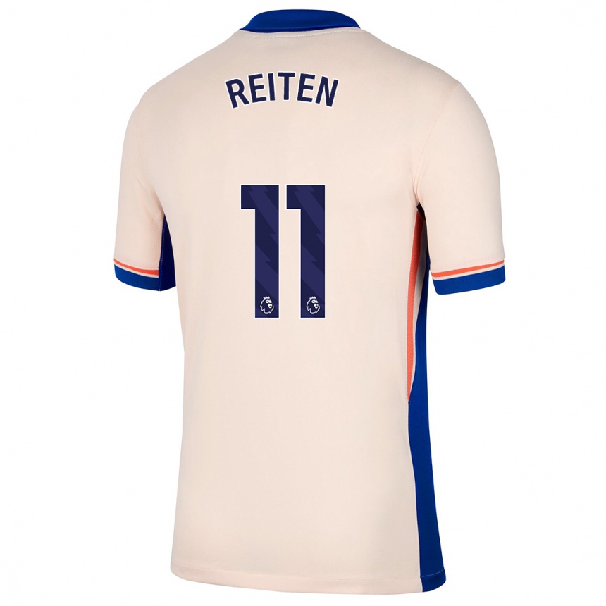 Niño Fútbol Camiseta Guro Reiten #11 Beige Claro 2ª Equipación 2024/25 México