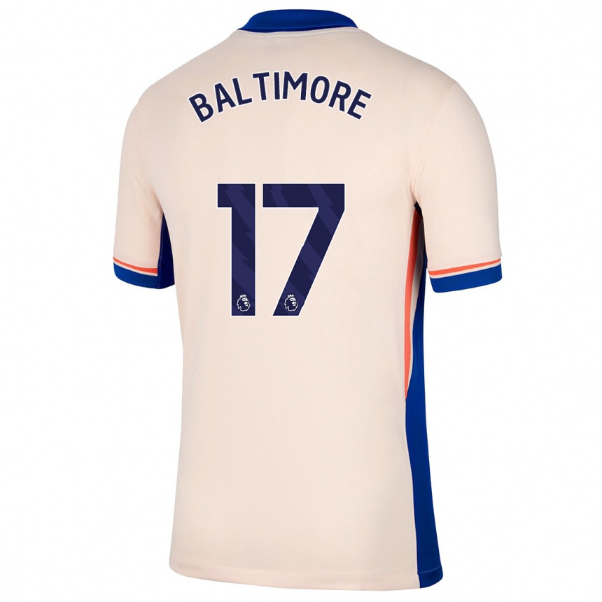 Niño Fútbol Camiseta Sandy Baltimore #17 Beige Claro 2ª Equipación 2024/25 México