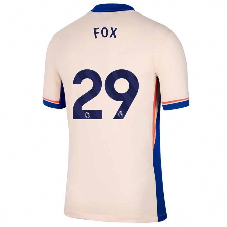 Niño Fútbol Camiseta Jorja Fox #29 Beige Claro 2ª Equipación 2024/25 México