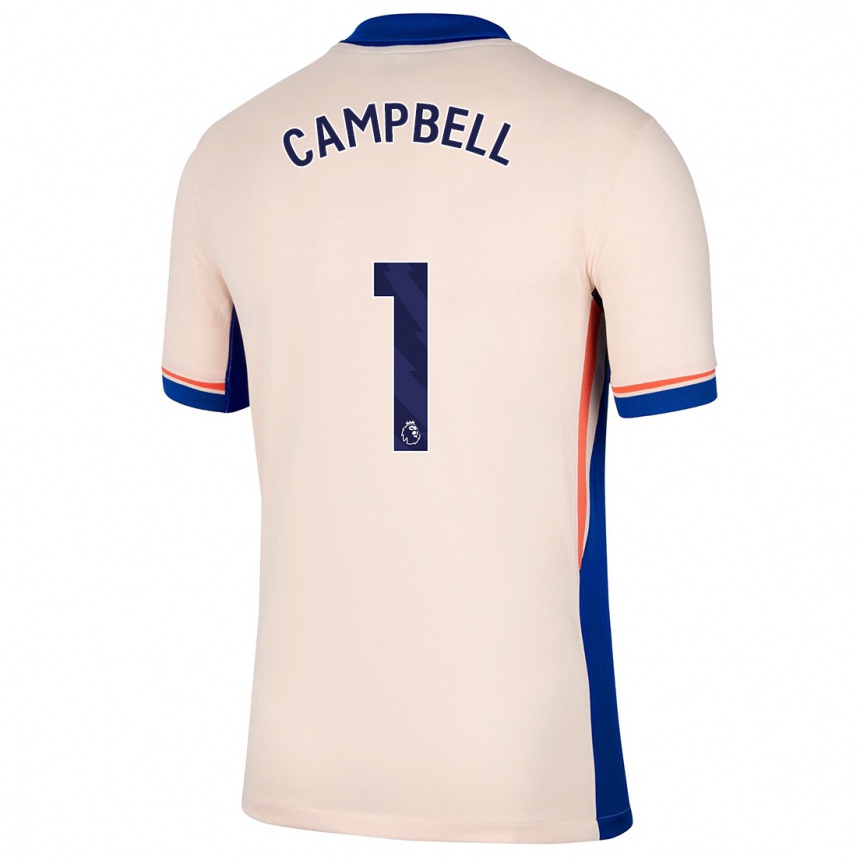 Niño Fútbol Camiseta Luke Campbell #1 Beige Claro 2ª Equipación 2024/25 México