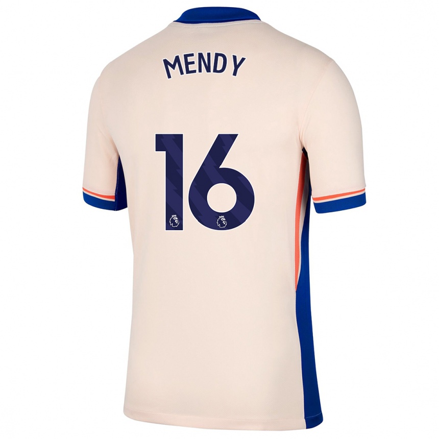 Niño Fútbol Camiseta Edouard Mendy #16 Beige Claro 2ª Equipación 2024/25 México