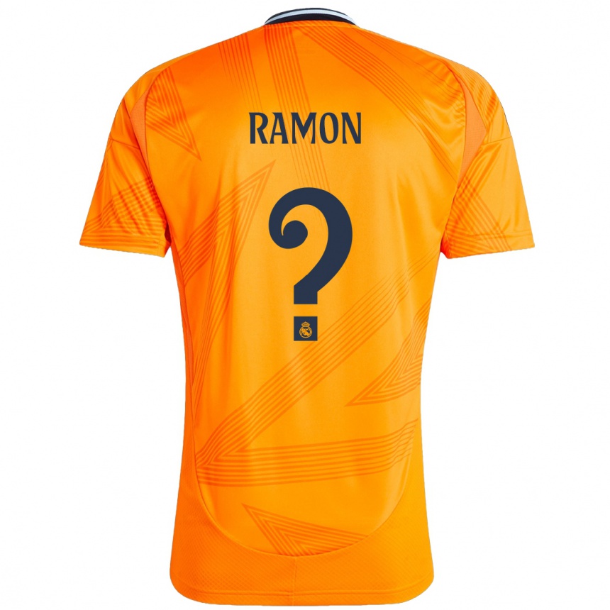 Niño Fútbol Camiseta Jacobo Ramon #0 Naranja 2ª Equipación 2024/25 México