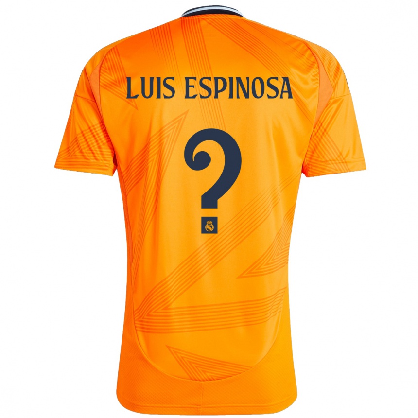 Niño Fútbol Camiseta José Luis Espinosa #0 Naranja 2ª Equipación 2024/25 México