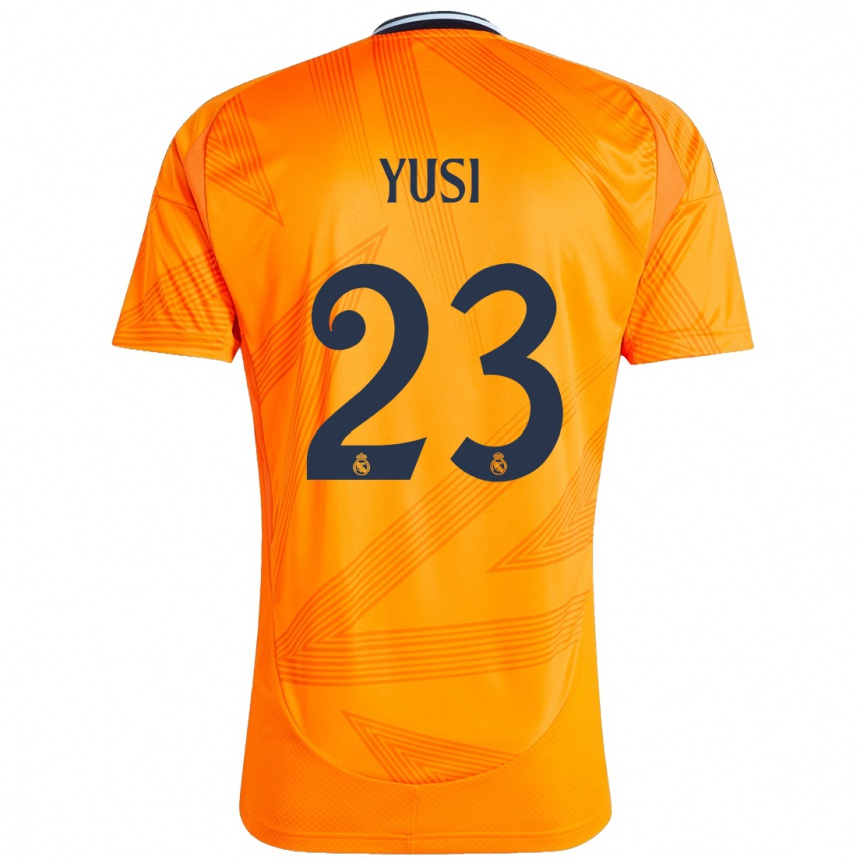 Niño Fútbol Camiseta Yusi #23 Naranja 2ª Equipación 2024/25 México