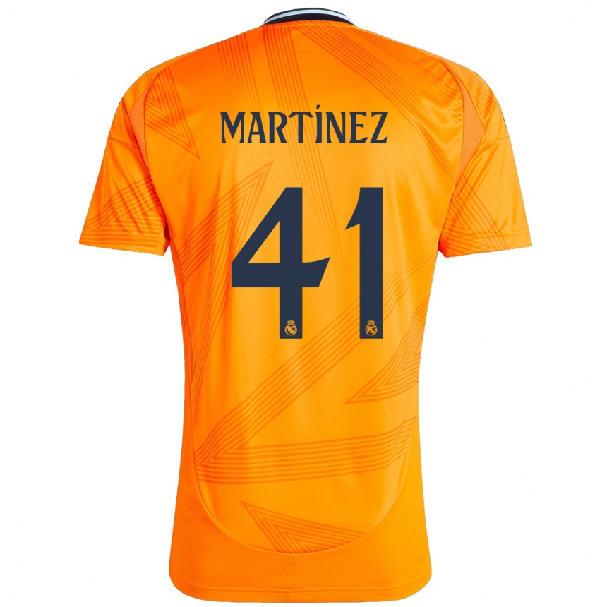 Niño Fútbol Camiseta Joan Martínez #41 Naranja 2ª Equipación 2024/25 México