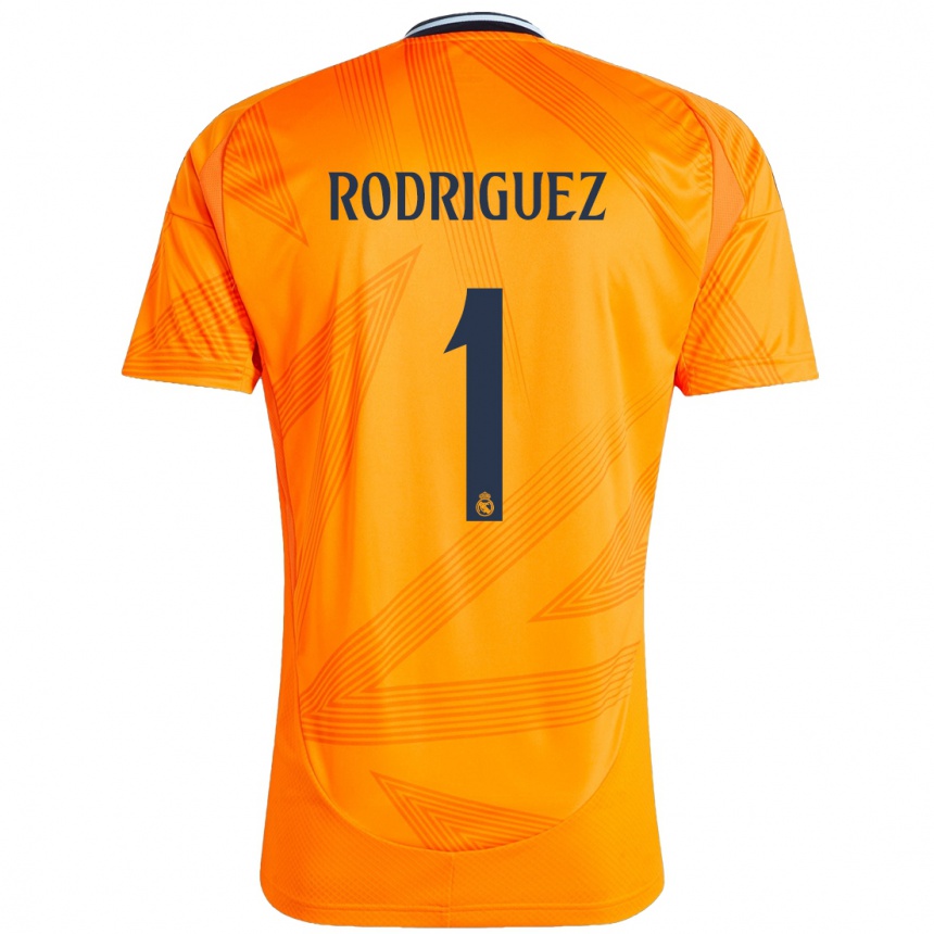 Niño Fútbol Camiseta Misa Rodriguez #1 Naranja 2ª Equipación 2024/25 México