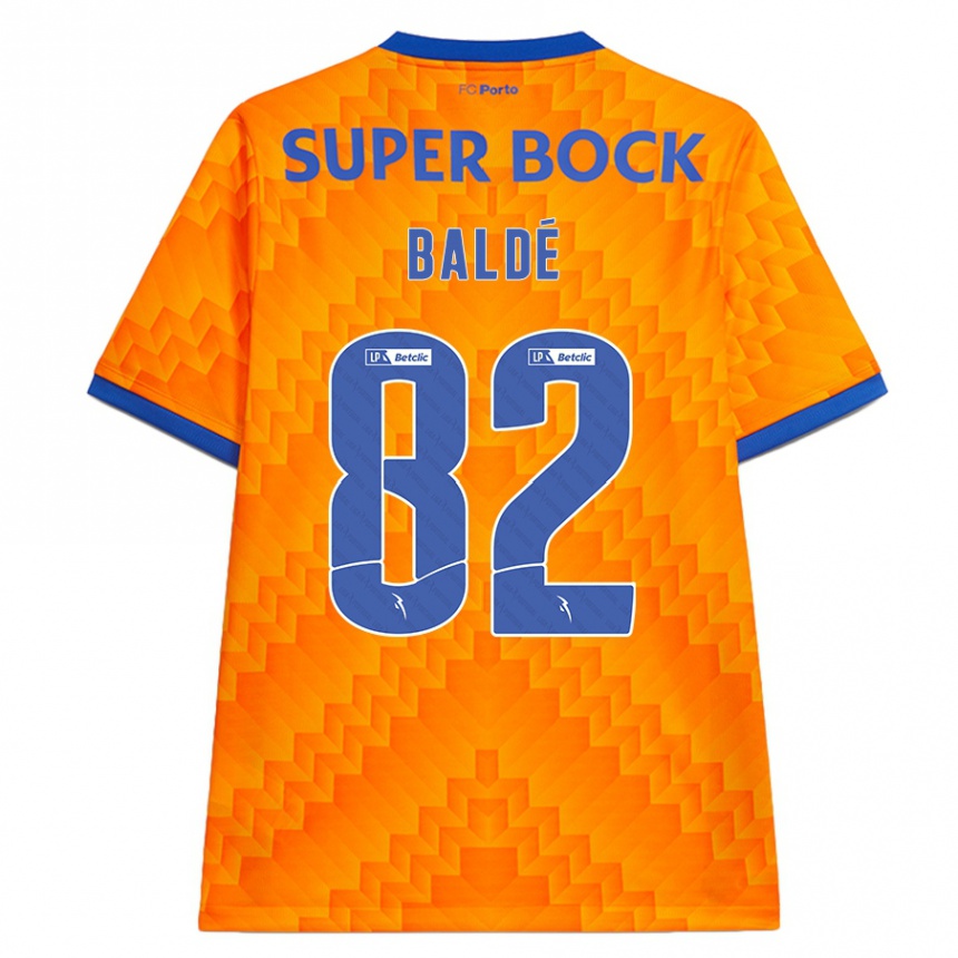 Niño Fútbol Camiseta Alfa Baldé #82 Naranja 2ª Equipación 2024/25 México