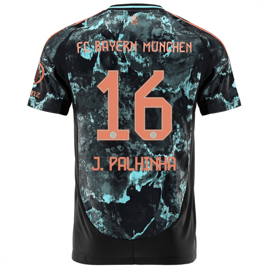 Niño Fútbol Camiseta João Palhinha #16 Negro 2ª Equipación 2024/25 México