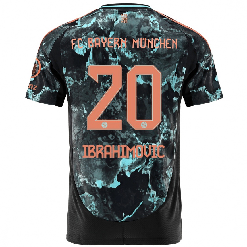 Niño Fútbol Camiseta Arijon Ibrahimovic #20 Negro 2ª Equipación 2024/25 México