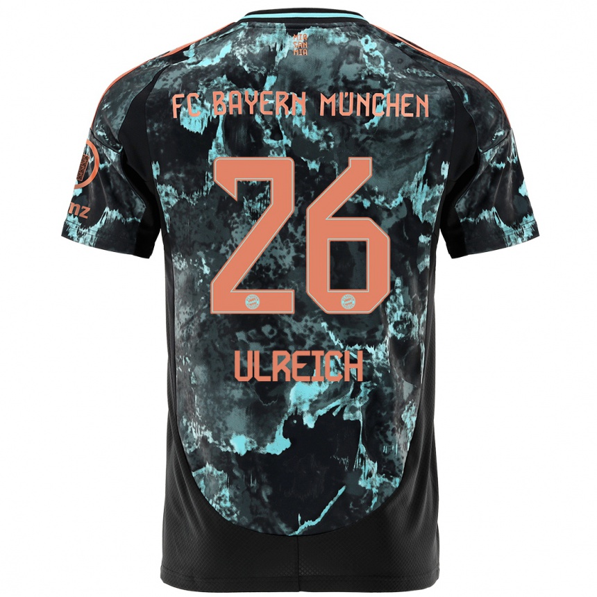 Niño Fútbol Camiseta Sven Ulreich #26 Negro 2ª Equipación 2024/25 México