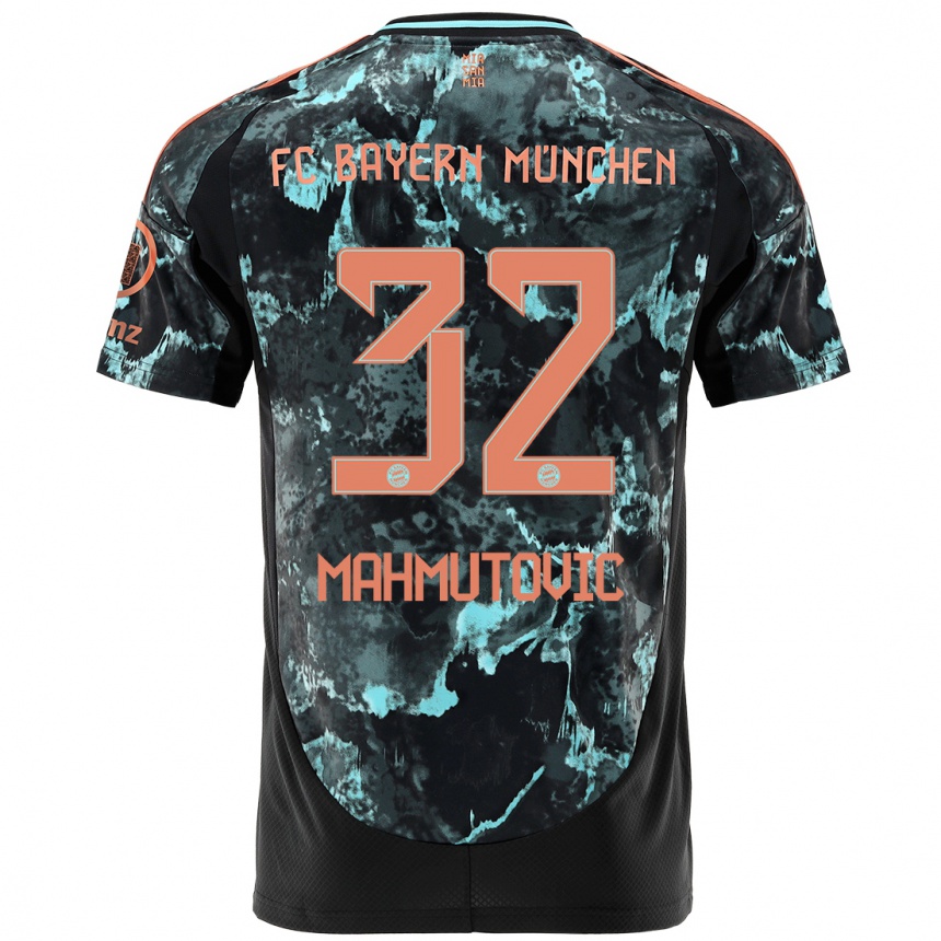 Niño Fútbol Camiseta Ena Mahmutovic #32 Negro 2ª Equipación 2024/25 México