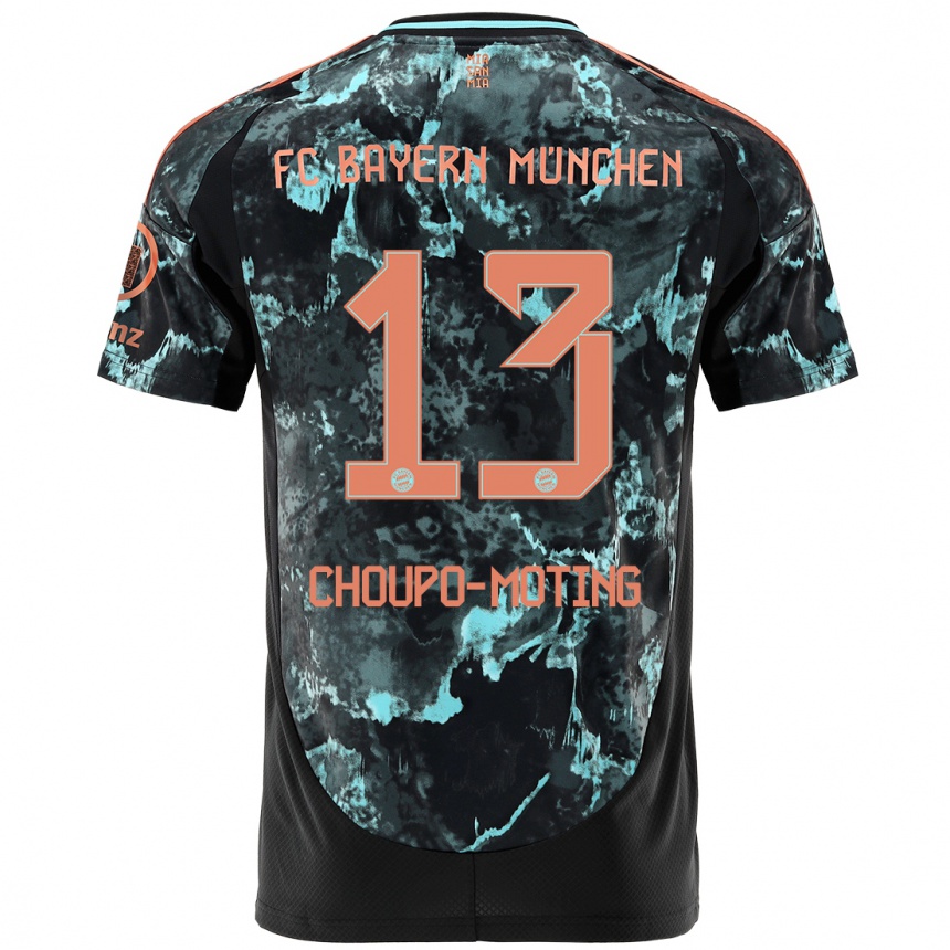 Niño Fútbol Camiseta Eric Maxim Choupo-Moting #13 Negro 2ª Equipación 2024/25 México