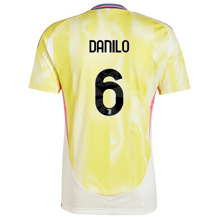 Niño Fútbol Camiseta Danilo #6 Amarillo Solar 2ª Equipación 2024/25 México