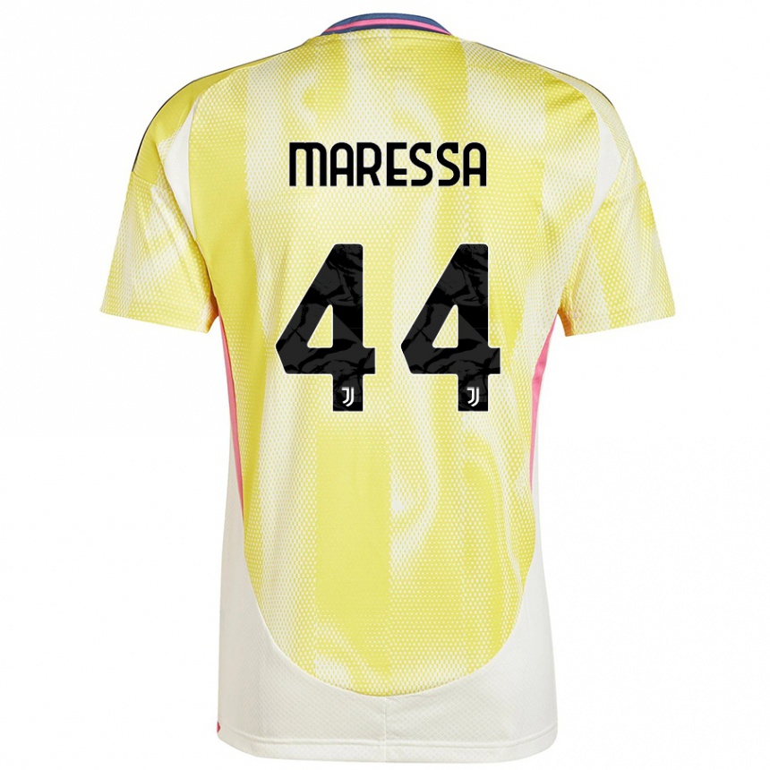 Niño Fútbol Camiseta Tommaso Maressa #44 Amarillo Solar 2ª Equipación 2024/25 México