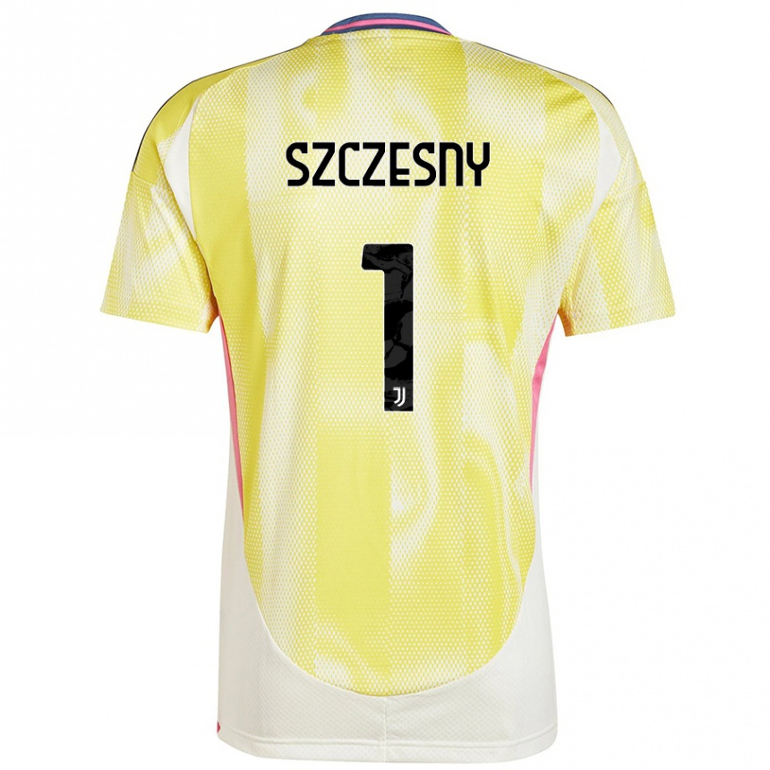 Niño Fútbol Camiseta Wojciech Szczesny #1 Amarillo Solar 2ª Equipación 2024/25 México