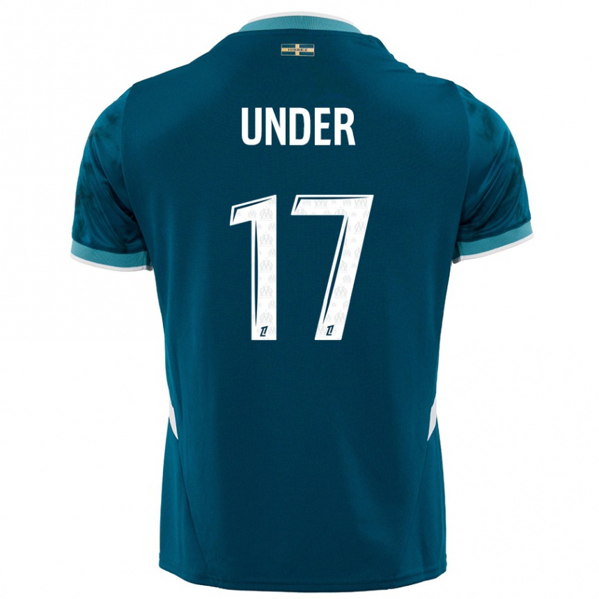 Niño Fútbol Camiseta Cengiz Under #17 Azul Turquesa 2ª Equipación 2024/25 México