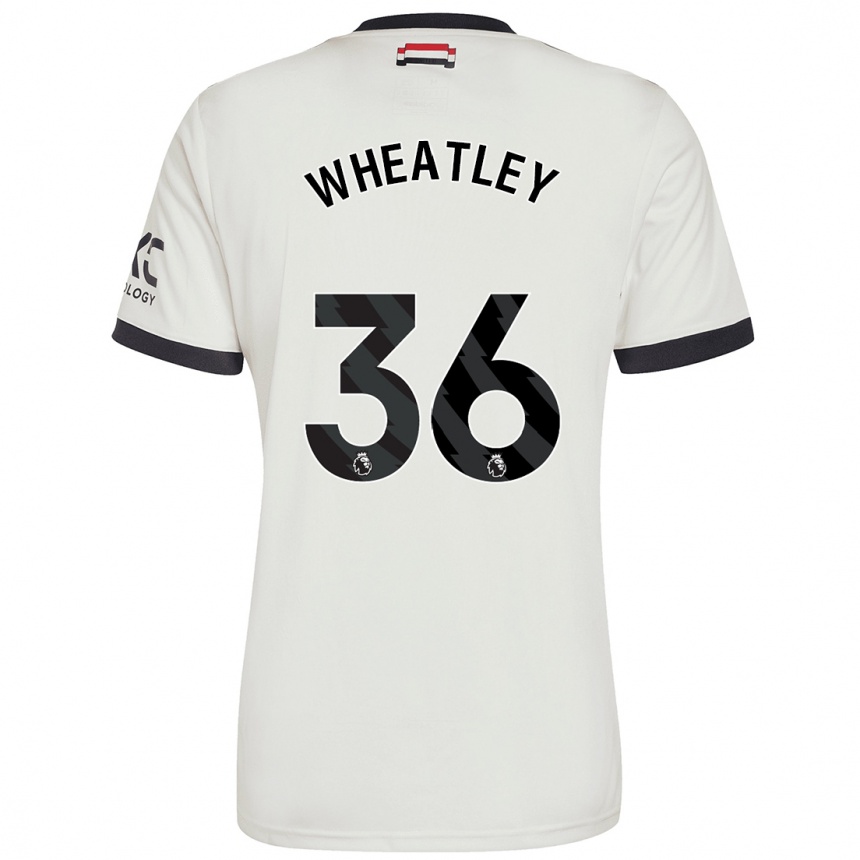 Niño Fútbol Camiseta Ethan Wheatley #36 Blanquecino Equipación Tercera 2024/25 México